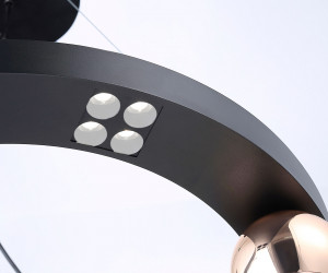 FL5961 BK/GD черный/золото 4200K 32W D600*1200 (Без ПДУ)