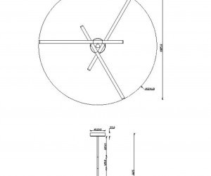 Потолочный светильник Maytoni MOD106CL-L40G3K