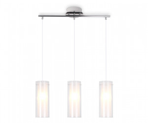 TR3675/3 CH/CL/FR хром/прозрачный/белый матовый E14/3 max 40W 640*110*900