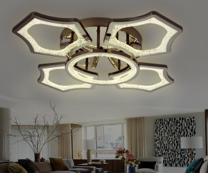 FA576/4+1 DCH черный хром 106W 620*620*120 (ПДУ РАДИО 2.4G)