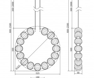 Подвесной светильник Maytoni MOD555PL-L23CH5K