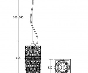 Подвесной светильник Maytoni MOD124PL-L3CH3K