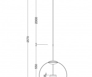 Подвесной светильник Maytoni MOD056PL-L12G3K