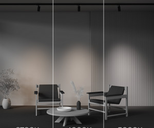 Трековый светильник Technical TR197-3-12WCCT-M-B