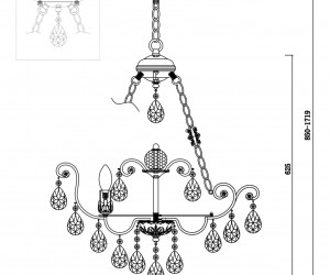 Люстра Freya FR1002PL-06WG