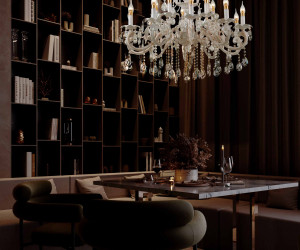 Подвесная люстра 6686-10+5 WT+GD 000023938