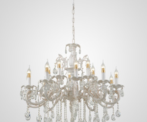 Подвесная люстра 6686-10+5 WT+GD 000023938