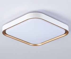 FZ1259 WH/GD белый/золото 27W 5000K 350*350*60 (Без ПДУ)