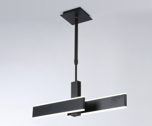 FA6667 BK черный 42W 3000K-6400K 640*30*900 (Без ПДУ)