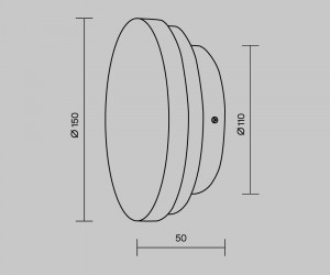 Настенный светильник (бра) Maytoni MOD461WL-L5GRK