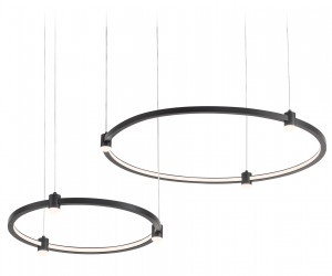 FL5525/2+6 BK черный 45W 3000K/4200K/6400K D600/400*1300 (без ПДУ)