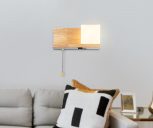 TR83123 LW/FR светлое дерево/белый матовый E27 max 40W 300*140*140