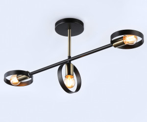 TR8229/3 BK/SB черный/бронза E27/3 max 40W 660*165*300