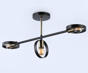 TR8229/3 BK/SB черный/бронза E27/3 max 40W 660*165*300