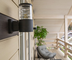 Настенный светильник (бра) Outdoor O576WL-01B