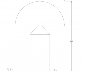 Настольный светильник Freya FR5218TL-01BS