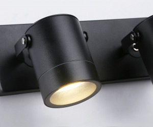 ST3888/2 BK черный IP54 GU10/2 max 35W 250*80*85