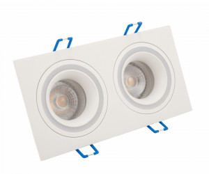 DK2062-WH Встраиваемый светильник, IP 20, до 15 Вт, GU10, LED, белый, алюминий