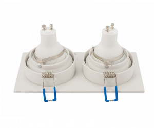 DK2062-WH Встраиваемый светильник, IP 20, до 15 Вт, GU10, LED, белый, алюминий