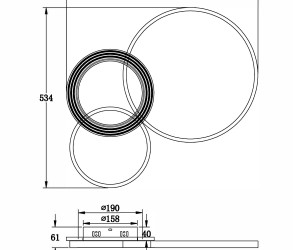 Потолочный светильник Freya FR10014CL-L63G