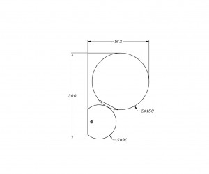 Настенный светильник (бра) Maytoni MOD048WL-01G