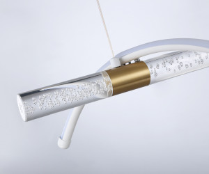 FL5002 WH/GD белый/золото 4200K 12W 1000*60*1200 (без ПДУ)