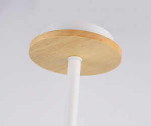 TR80166/6 WH/LWD белый/светлое дерево E14/6 max 40W D690*370