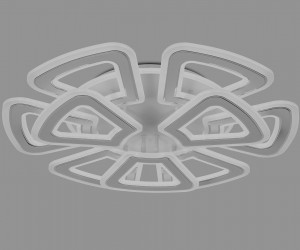 FA8892/6+3 WH/CH белый/хром 210W 3000K/4200K/6400K 650*640*130 (ПДУ РАДИО 2.4G)