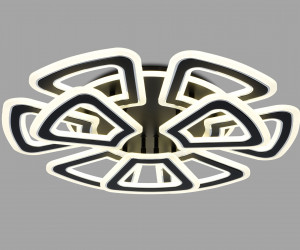 FA8893/6+3 BK/CH черный/хром 210W 3000K/4200K/6400K 650*640*130 (ПДУ РАДИО 2.4G)