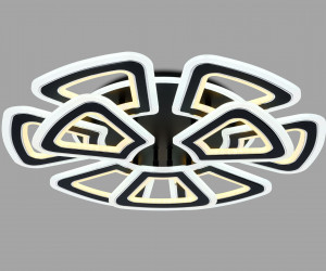 FA8893/6+3 BK/CH черный/хром 210W 3000K/4200K/6400K 650*640*130 (ПДУ РАДИО 2.4G)