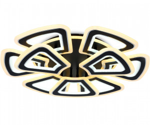 FA8893/6+3 BK/CH черный/хром 210W 3000K/4200K/6400K 650*640*130 (ПДУ РАДИО 2.4G)