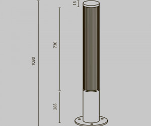 Ландшафтный светильник Outdoor O467FL-L50B3K