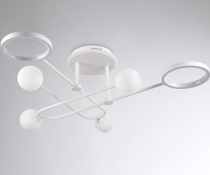 FL66229/6 WH белый 48W 3000K-6400K+G9/4 880*880*240 (ПДУ ИК)