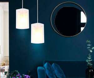 TR3680 GD/CL/FR золото/прозрачный/белый матовый E14 max 40W D110*950