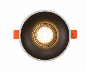 DK2045-WB Встраиваемый светильник , IP 20, 50 Вт, GU10, белый/черный, алюминий