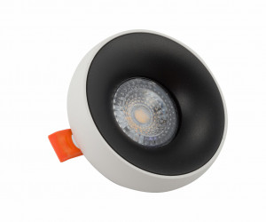 DK2045-WB Встраиваемый светильник , IP 20, 50 Вт, GU10, белый/черный, алюминий