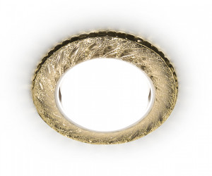 G303 CL/WW хром/прозрачный GX53+3W(LED WARM)