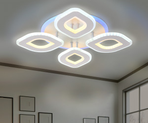 FA8841/4 WH белый 3000K/4200K/6400K 80W 500*500*80 (ПДУ РАДИО 2.4G)