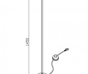 Напольный светильник (торшер) Maytoni MOD147FL-L20BSK1