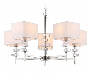 LH71321/5 SN/WH никель/белый E14/5 max 40W D700*850