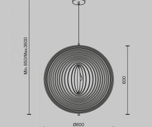 Подвесной светильник Maytoni MOD197PL-01W2