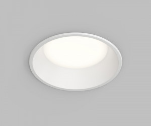 Встраиваемый влагозащищенный светильник TRIM, 18 Вт LED 3000-4000-6500K, IP44, алюминий, акрил