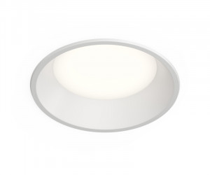 Встраиваемый влагозащищенный светильник TRIM, 24 Вт LED 3000-4000-6500K, IP44, алюминий, акрил