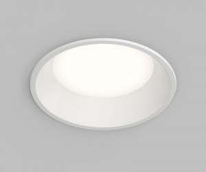 Встраиваемый влагозащищенный светильник TRIM, 24 Вт LED 3000-4000-6500K, IP44, алюминий, акрил