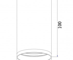Потолочный светильник Technical C052CL-01MG