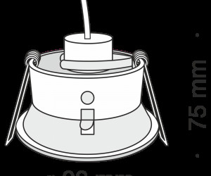 Встраиваемый светильник Technical DL030-2-01B