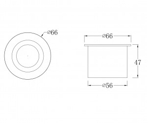 Встраиваемый светильник Outdoor O037-L3W3K