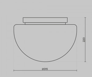 Потолочный светильник Maytoni MOD270CL-01G