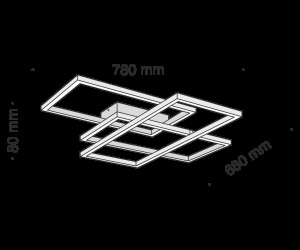 Потолочный светильник Maytoni MOD015CL-L80W