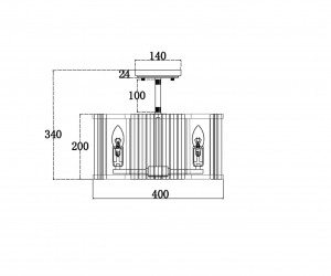 Потолочный светильник Maytoni MOD087CL-04G